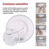 NADGRADNA STROP. SVETILKA EMOS LED OKR. PANEL FLORI 18W 1800LM NW IP20 W