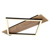 NADGRADNA STROP. SVETILKA GLOBO BEATRIX LED 18W 950LM 3000K 46.7 CM LES-ČRNA