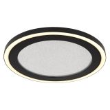 NADGRADNA STROP. SVETILKA GLOBO DAVIES 24W NW OKROGLA, ČRN ROB