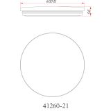 NADGRADNA STROP. SVETILKA GLOBO HUBERT 24W WW