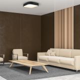 NADGRADNA STROP. SVETILKA MILAGRO ASTRO ČRNA 24W LED ML6356