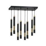 NADGRADNA STROP. SVETILKA MILAGRO DALLAS ZLATA 8X MINIGU10 MLP6551