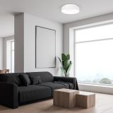 NADGRADNA STROP. SVETILKA MILAGRO OHIO BELA 24W LED 45CM ML232