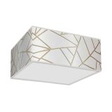 NADGRADNA STROP. SVETILKA MILAGRO ZIGGY BELA 2XE27 MLP7563