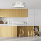 NADGRADNA STROP. SVETILKA MILAGRO ZIGGY BELA 3XE27 MLP7567 50CM OKROGLA