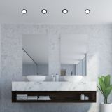 NADGRADNA STROP. SVETILKA RABALUX COCO 3W ČRNA