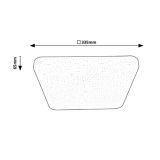 NADGRADNA STROP. SVETILKA RABALUX LUCAS 18W BELA