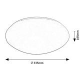 NADGRADNA STROP. SVETILKA RABALUX LUCAS 18W D33.5CM