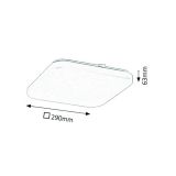 NADGRADNA STROP. SVETILKA RABALUX ROB 20W IP20 KVADRATNA