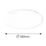 NADGRADNA STROP. SVETILKA RABALUX ROB OKROGLA 32W BELA