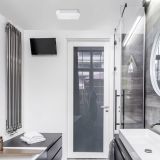 NADGRADNA STROP. SVETILKA RABALUX SAMIRA 18W KVADRATNA BELA