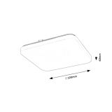 NADGRADNA STROP. SVETILKA RABALUX VENDEL 18W 32X32CM KVADRATNA