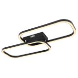 NADGRADNA STROP. SVETILKA SILLA 24W WW ČRNA