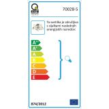 NADGRADNA STROP. SVETILKA ESTO GRACE 5X40W E14