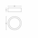 NADGRADNA STROP. SVETILKA PHILIPS GALACTIC 1X13W LED 59711/17/16 NIKELJ
