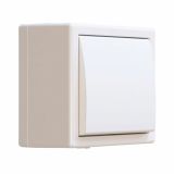 NADOMETNO STIKALO KUBIKO MENJALNO 10AX BELO, IN, S TLIVKO