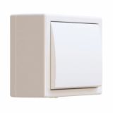 NADOMETNO TIPKALO KUBIKO NAVADNO 10A BELO, BREZ TLIVKE