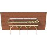 LESENI NADSTREŠEK KARIBU NADSTREŠEK 2C 550X248X272