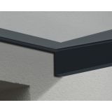 NADSTREŠEK NAD VRATI PALRAM CANOPY SOPHIA 1600 SIVA 160X95X17