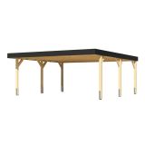 NADSTREŠEK ZA AVTO KARIBU DVOJNI NADSTREŠEK ZA AVTO IZ LEPLJENEGA LESA 1