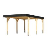 NADSTREŠEK ZA AVTO KARIBU ENOJNI NADSTREŠEK ZA AVTO IZ LEPLJENEGA LESA 1