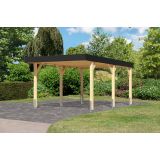 NADSTREŠEK ZA AVTO KARIBU ENOJNI NADSTREŠEK ZA AVTO IZ LEPLJENEGA LESA 1