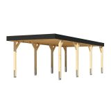 NADSTREŠEK ZA AVTO KARIBU ENOJNI NADSTREŠEK ZA AVTO IZ LEPLJENEGA LESA 2