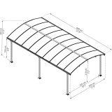 NADSTREŠEK ZA AVTO PALRAM ARCADIA 6400