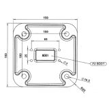 NADSTREŠEK ZA TERASO PALRAM SIERRA, SIVA/TRANSPARENT 2,3X2,3M