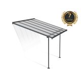 NADSTREŠEK ZA TERASO PALRAM SIERRA, TRANSPARENT SIVA 3X3,05M