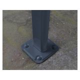 NADSTREŠEK ZA TERASO PALRAM SIERRA, TRANSPARENT SIVA 3X3,05M