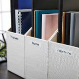 NALEPKE IN TRAKOVI DYMO D1 TRAK 12 MM ČRNA NA BELI, POLIESTER