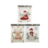 DEKORACIJA NALEPKE OKENSKE SORT BOŽIČEK, JELENČEK, SNEŽAK