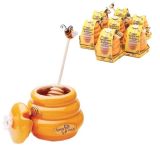 NAMENSKA DOZA ZA MED Z ŽLIČKO KERAMIKA