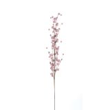 NAMIZNA DEKORACIJA GLOSSTYLE DEKORATIVNA VEJICA Z ROZA PERLAMI 72 CM VIŠINE