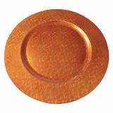 NAMIZNA DEKORACIJA GLOSSTYLE KROŽNIK FI 33 ORANŽNI DEKORATIVNI UMETNA MASA