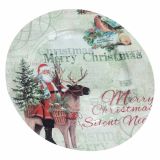 NAMIZNA DEKORACIJA GLOSSTYLE KROŽNIK PRINT FI 33 CM SORTIRANO