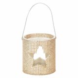 NAMIZNA DEKORACIJA GLOSSTYLE SVEČNIK 11.5X12 CM ZLATE ALI SREBRNE BARVE