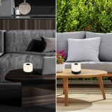 NAMIZNA SVETILKA BRILONER POLNILNA ČRNA PVC 1200MAH USB IP44 ZATEMNILNA 7CM