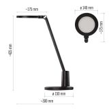 NAMIZNA SVETILKA EMOS WESLEY ČRNA