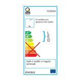 NAMIZNA SVETILKA ESTO KEIKO 1X4W SMD LED ROZA/BELA