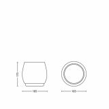 NAMIZNA SVETILKA PHILIPS BOLTON 1X3W LED 43269/67/16 BELO OPALNA