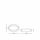 NAMIZNA SVETILKA PHILIPS NISTER 1X3W LED 43133/30/16 ČRNA