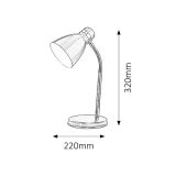 NAMIZNA SVETILKA RABALUX PATRIC E14 40W MODRA