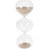 NAMIZNI OKRASEK EH PEŠČENA URA V STEKLU 22 CM