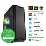 NAMIZNI RAČUNALNIK PC PLUS GAMER AMD R5 5600X 16GB 1TB RTX3060 W11 + XBOX GP