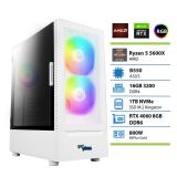 NAMIZNI RAČUNALNIK PC PLUS GAMER R5 5600X 16GB 1TB RTX4060 BEL