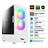 NAMIZNI RAČUNALNIK PC PLUS GAMER R5 5600X 16GB 1TB RTX4060 W11 BEL