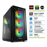 NAMIZNI RAČUNALNIK PC PLUS GAMER R5 9600X 32GB 2TB 4070S