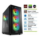 NAMIZNI RAČUNALNIK PC PLUS GAMER R7 5700X 32GB 1TB RTX4070